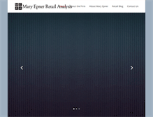 Tablet Screenshot of maryepner.com